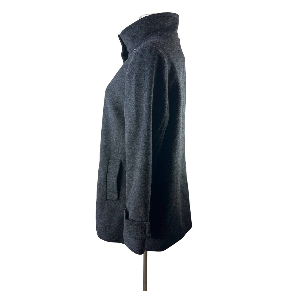 Lauren Ralph Lauren Walker Coat Button Gray Women's Size XL - Missing hood LRL - Picture 4 of 10